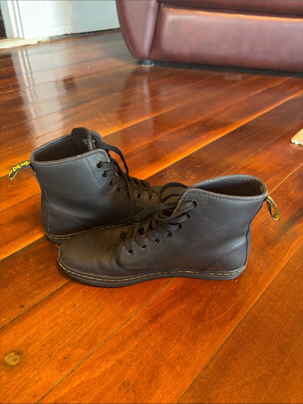 Dr. Martens Woman’s Black Lace-Up Boots - Picture 4 of 8